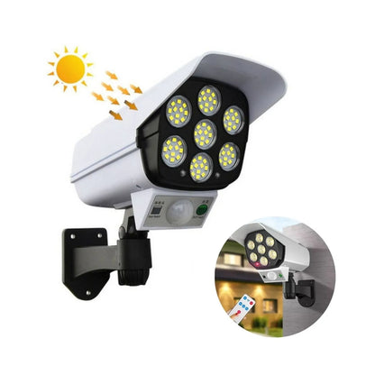 FOCO SOLAR TIPO CAMARA DE SEGURIDAD